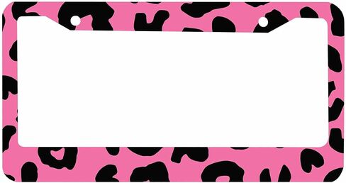 Decorative License Plate Frame Daisy Yellow White Car Tag Cover Aluminum Auto License Plate Holder for Men Women in Saudi Arabia