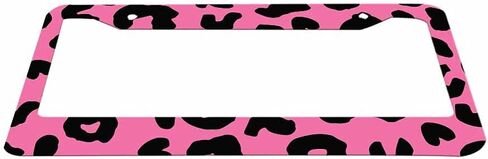 Decorative License Plate Frame Daisy Yellow White Car Tag Cover Aluminum Auto License Plate Holder for Men Women in Saudi Arabia