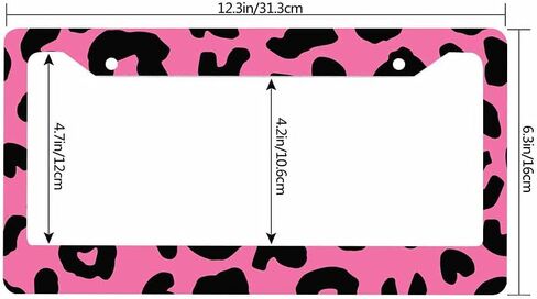 Decorative License Plate Frame Daisy Yellow White Car Tag Cover Aluminum Auto License Plate Holder for Men Women in Saudi Arabia