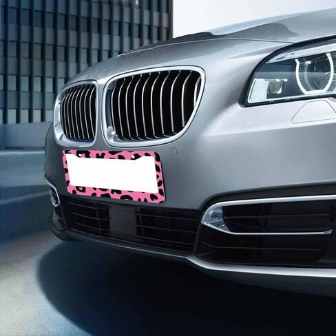 Decorative License Plate Frame Daisy Yellow White Car Tag Cover Aluminum Auto License Plate Holder for Men Women in Saudi Arabia