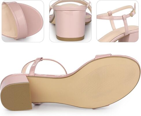 Perphy Open Toe Block Heel Ankle Strap Slingback Sandals for Women in Saudi Arabia