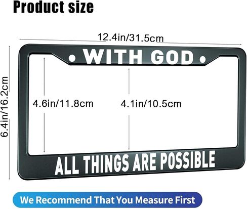 HOSNYE Adventure Awaits License Plate Frame Alpine Travel Enthusiasts Metal License Plate Cover Front Plates Frames Car Tag Frame for Women Men US Vehicles Standard in Saudi Arabia