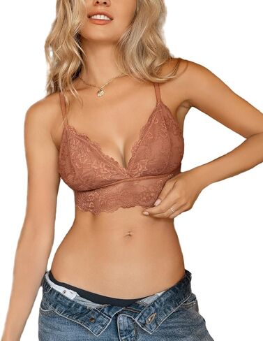 CUPSHE Womens Bras V Neck Lace Push Up Bra Everyday Lingerie in Saudi Arabia