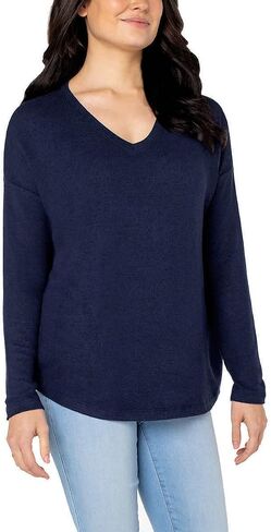 Women's V-Neck Long Sleeve Top in Saudi Arabia