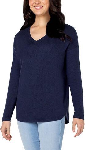 Women's V-Neck Long Sleeve Top in Saudi Arabia