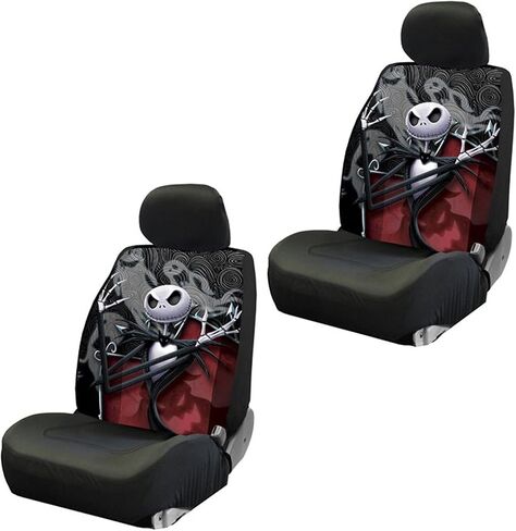 Plasticolor Disney Nightmare Before Christmas Jack Skellington Ghostly Low Back Seat Covers Front Pair in Saudi Arabia
