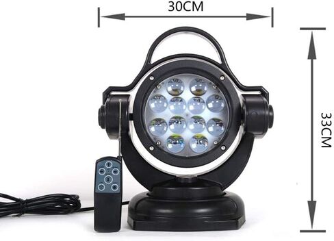 7 Inch 45W Led Search Light 360 Degrees Rotating Remote Control Folderble 9-32V Led Work Light Spot Led Driving Lights Fog Lights Offroad Lights SUV ATV 4wd Truck Boat Exploring Lighting in Kuwait