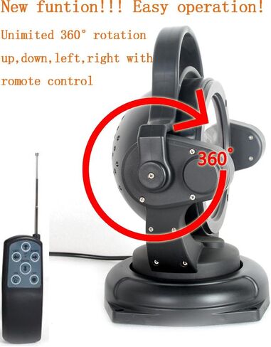 7 Inch 45W Led Search Light 360 Degrees Rotating Remote Control Folderble 9-32V Led Work Light Spot Led Driving Lights Fog Lights Offroad Lights SUV ATV 4wd Truck Boat Exploring Lighting in Kuwait