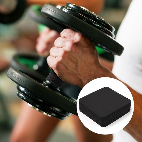 10pcs Grip Pads for Weight Lifting, Double-Sided Anti-Slip Gym Lifting Grips Weight Training Hand Grips Workout Pads Grip Power for Weightlifting Men Women, No Sweaty in Saudi Arabia