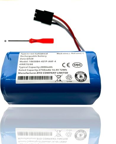 Robot Vacuum Cleaner battery for Qihoo 360 S5 S7 S7 Pro T90 X9 Robot Vacuum with Tools Battery （14.4V 2800mAh/72Wh） in Saudi Arabia