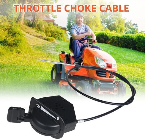 Upgrade 946-05098c Throttle Choke Cable Compatible with Cub Cadet Throttle/Choke Cable XT1-LT46 LT50 GT50 GT54 ST54 XT2-LT54 LX46 GX54 Replace 946-05098A 946-05098B 746-05098A in Saudi Arabia