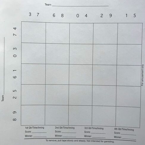 لوحات مربعات كرة القدم ومجموعة بطاقات شريطية مكونة من 10 خطوط تتضمن (20) 25 لوحة ملاءة كرة قدم مربعة و(10) بطاقات شريطية لكرة القدم مكونة من 10 خطوط، مثالية لحمامات كرة القدم، وSuperbowl، وNFL، وجمع التبرعات in Kuwait