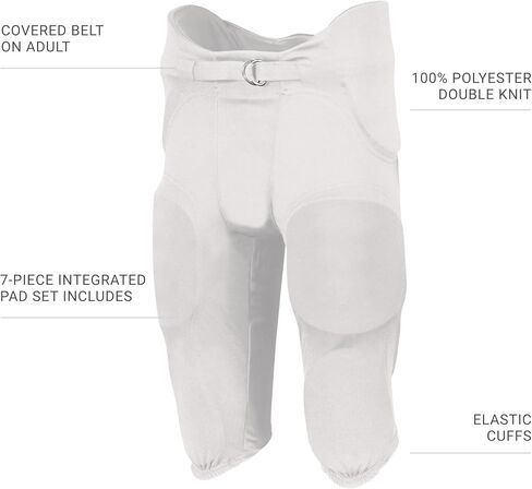 Russell Athletic Men's Integrated 7-Piece Pad Football Pant in Saudi Arabia
