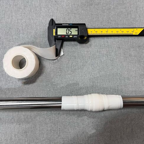 SELF-fusing Silicone Tape Black for Emergency Smooth Garden Hose Repair & increasing infriction for hand levers or bicycle repair, 2 Rolls of 1 inch by 10 FT Each in Saudi Arabia
