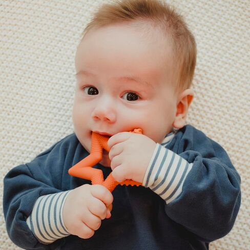 TalkTools Sensory Teeny Teether Star - Alternative to Thumb Sucking and Pacifiers, Enhances Oral Motor Awareness, Perfect for Children with Sensory Needs, Oral Development Aids (Sage) in Saudi Arabia