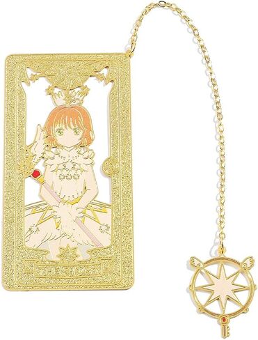 Card Captor Anime Metal Book Mark- Pink Sakura Hollow Out Metal Bookmarks Gift for Girl Book Lovers Anime Fans Collection Christmas Valentine Ideal Marker for Reading Stationery (3 Style) in Saudi Arabia