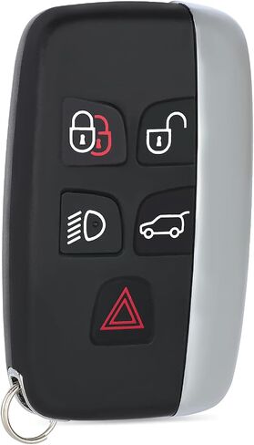 Key Fob Shell Case Fit for Land Rover Range Rover Sport Evoque LR4 LR2 Jaguar XJ XF XK F-Type F-PACE XE 2012 2013 2014 2015 2016 2017 2018 Keyless Entry Remote Replacement Cover Casing 5 Button in Saudi Arabia