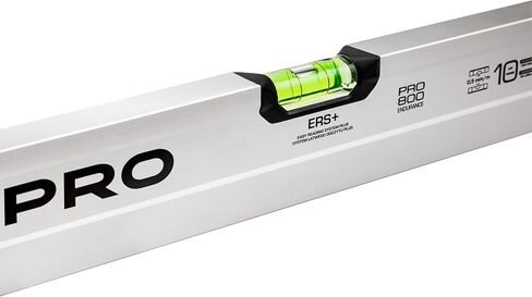 PRO800 مستوى روح 32 بوصة (80 سم) فضي مؤكسد مع نظام ERS+ سهل القراءة - أداة تسوية دقيقة مع ملف تعريف مريح مضاد لامتصاص الصدمات in Kuwait
