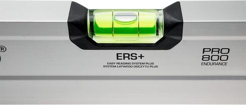 PRO800 مستوى روح 32 بوصة (80 سم) فضي مؤكسد مع نظام ERS+ سهل القراءة - أداة تسوية دقيقة مع ملف تعريف مريح مضاد لامتصاص الصدمات in Kuwait