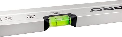 PRO800 Spirit Level 32-inch(80cm) Anodized Silver with ERS+ Easy Reading System - Accurate Leveler Spirit Tool with Ergonomic Profile Anti Shock Absorber in Saudi Arabia