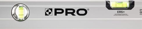 PRO800 Spirit Level 32-inch(80cm) Anodized Silver with ERS+ Easy Reading System - Accurate Leveler Spirit Tool with Ergonomic Profile Anti Shock Absorber in Saudi Arabia