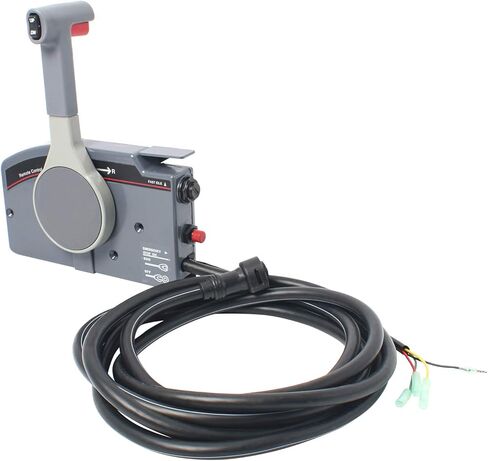 NovelBee Side Mount Remote Control Box with 10 pins Wire Harness and Cable 16FT for Yamaha Outboard Motors Steering System (Right Hand) 703-48205 in Saudi Arabia