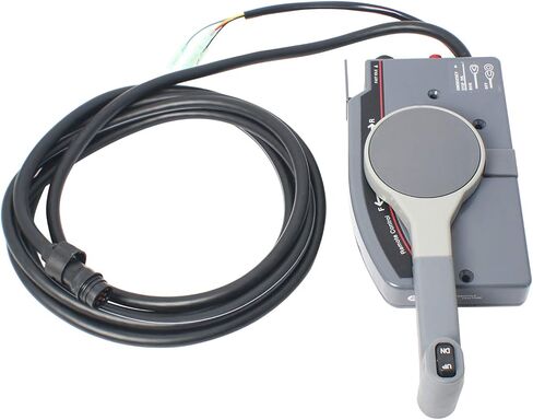 NovelBee Side Mount Remote Control Box with 10 pins Wire Harness and Cable 16FT for Yamaha Outboard Motors Steering System (Right Hand) 703-48205 in Saudi Arabia