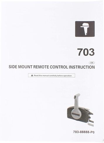 NovelBee Side Mount Remote Control Box with 10 pins Wire Harness and Cable 16FT for Yamaha Outboard Motors Steering System (Right Hand) 703-48205 in Saudi Arabia