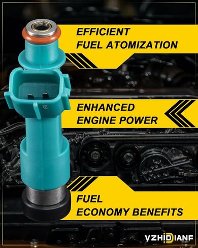 23250-28080 Fuel Injectors For:-Toyota Camry For:-RAV4 Corolla Highlander Solara Matrix, For:-Scion TC XB 2004 2005 2006 2007 2008 2009 2010 2.4L L4 High Performance Fuel Injectors Set of 4 in Saudi Arabia