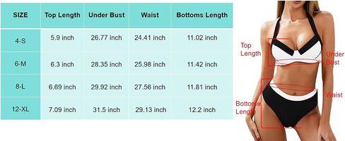 Women's Push-ups Two-Piece Halter top Neck Bikini in Saudi Arabia