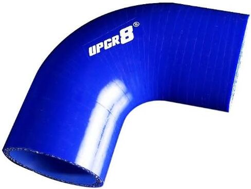 Universal 4-Ply High Performance 90 Degree Elbow Coupler Silicone Hose (2.5"(63MM), Blue) in Saudi Arabia