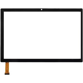 Touch Screen Panel Digitizer (Without LCD Display) Replacement Compatible with Pritom TronPad L10 10.1 inch (Black)