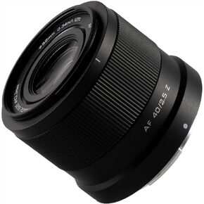 VILTROX AF 40mm F2.5 f/2.5 Z Mount Lens for Nikon Mirrorless Cameras,Full Frame Auto Focus Lens for Zf Z5 Z50 Z6 Z6II Z7II Z8 Z9 ZFC Z30 Z9 Z8