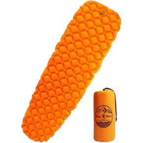 Camping Sleeping Pad - Ultralight Inflatable Camping Mattress for Hiking; Backpacking Camping Gear Must Have; Includes Carry Bag, Repair Kit; Compact Camping Mat and Portable Truck Bed Mattress