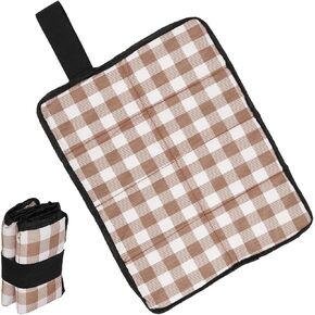 PATIKIL Outdoor Sitting Mat, Waterproof Oxford Cloth Seat Cushion, Folding Foam Mini Camping Seat for Picnic Camping Hiking Beach