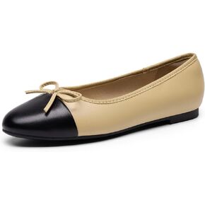 DREAM PAIRS Women's Flats, Round Toe Ballet Flats, Comfortable Slip-on Dressy Casual Business Work Office Ballerina Flat Dress Shoes