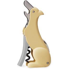Penguin Gifts Winged Penguin Corkscrew Soft-Touch Wine Bottle Opener Cork مجموعة الإزالة المحمولة للنادل، 8.25 بوصة، متعدد الألوان in Kuwait