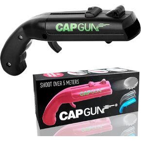 Cap Gun Bottle Opener, Launcher Shooter Funny Shoots Gun Creative Beer Opener for Drinking Game Family Party Bar Outdoor Barbecue (red)
