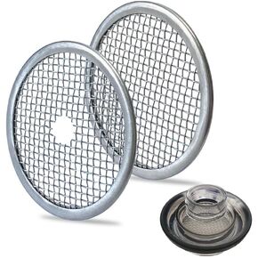 Ice Strainer Blocker for Yeti Rambler Bottle Chug Cap and MagDock Caps,Stainless Steel Ice/Tea/Fruit Stopper for Yeti Rambler Water Bottle Fits for 18oz/26oz/36oz/46oz,Pack of 2