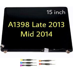 Screen Replacement for Apple MacBook Pro Retina 15.4'' LCD Screen Assembly Display A1398 Late 2013 Mid 2014 EMC 2881 EMC 2876 2674 2745