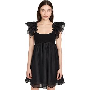 endless rose Women's Organza Sleeve Mini Dress