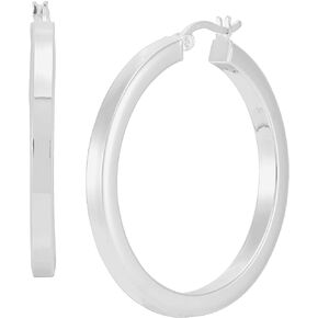Silpada 'Rise and Shine' Tube Hoop Earrings