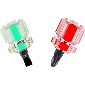 Buspoll sewing machine repair small screwdriver ultra short flat head and Phillips screwdriver sewing machine tool concept