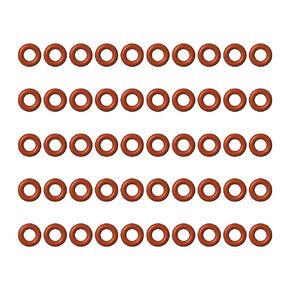 50 PCS Silicone O-Rings, 8.5mm OD 5.5mm ID 1.5mm Width VMQ Seal Gasket for Wide Variety of Sealing Applications, Red