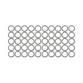 Sterling Seal OR75BRNVI111X50 111 75D O-Ring, FKM/Viton, Brown (Pack of 50)
