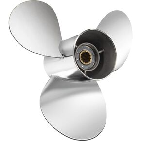 OEM Upgrade 11 5/8 x 11-G Stainless Steel Boat Propeller for Yamaha Outboard Motos 40-60HP, Reference Parts No.663-45947-02-EL,13 Spline Tooth,RH