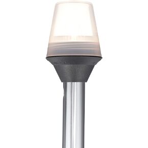 Attwood 7100C7 Stowaway Light with Plug-in Base — 36-Inch-Long Pole, 2-Mile 360-Degree Illumination for Boats Up to 65.6 Feet