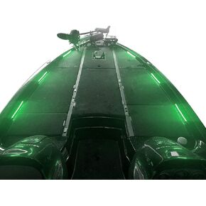 Boat Deck Lighting Kit with 6 Premium Waterproof Marine Grade LED Light Strips, Multiple Colors Available