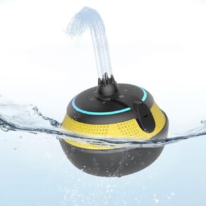 Bluetooth Speaker Waterproof, Shower Speakers Bluetooth Wireless Waterproof Multi-Fountain Pool Floating with BT 5.0 IPX7 Lights for Hot Tub Pool Bathroom Gift for Baby Adults