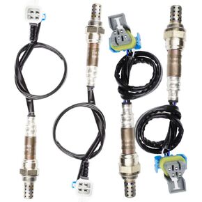 4PCS Oxygen Sensor for 2007-2008 GMC Acadia 3.6L; 2008 Buick Enclave 3.6L Upstream + Downstream